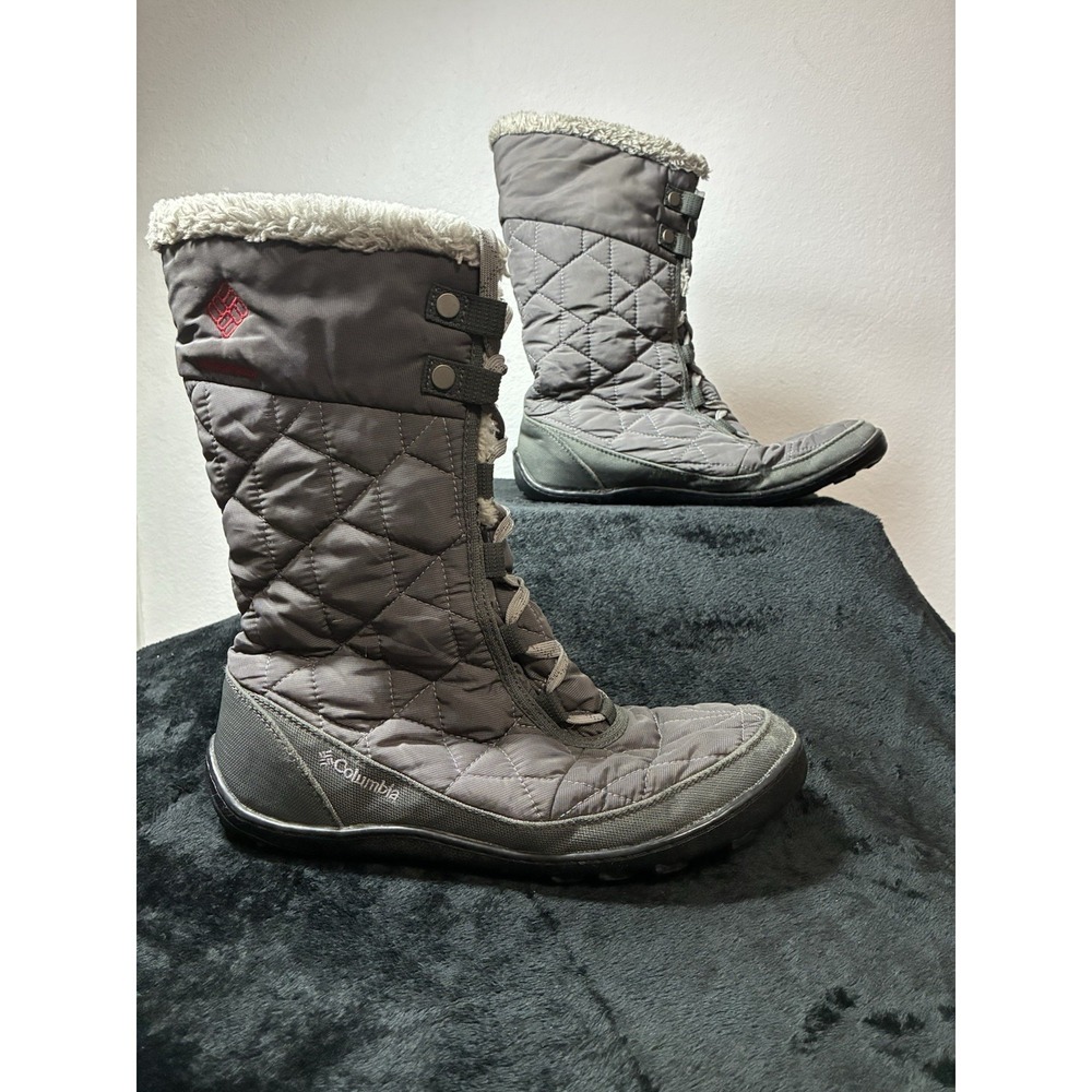 Colombia Grey Winter Boots Omni-Heat Technology Size 9.5